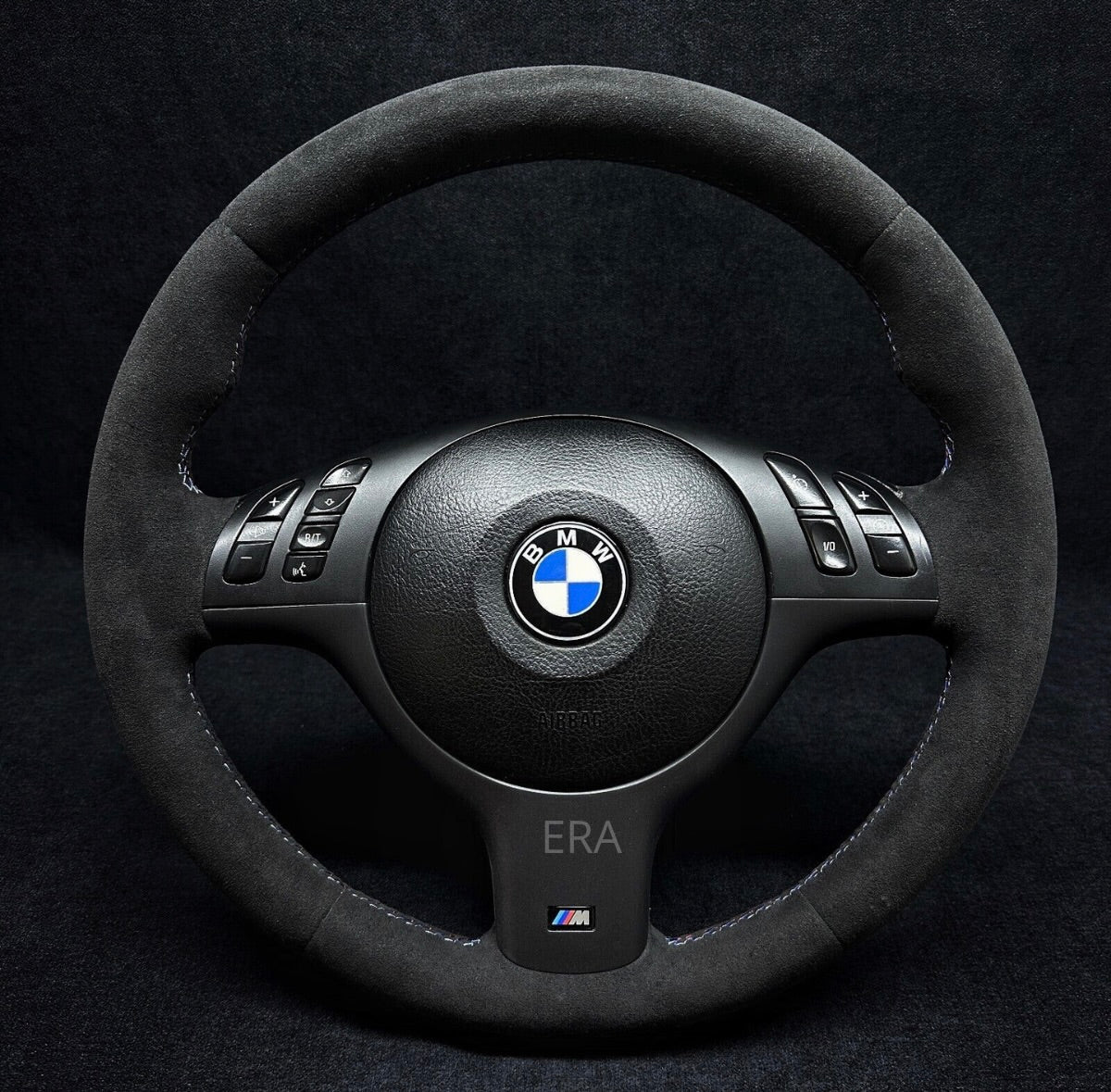 BMW E46 E39 E53 M SPORT M3 M5 X5 ALCANTARA LEATHER STEERING WHEEL ...