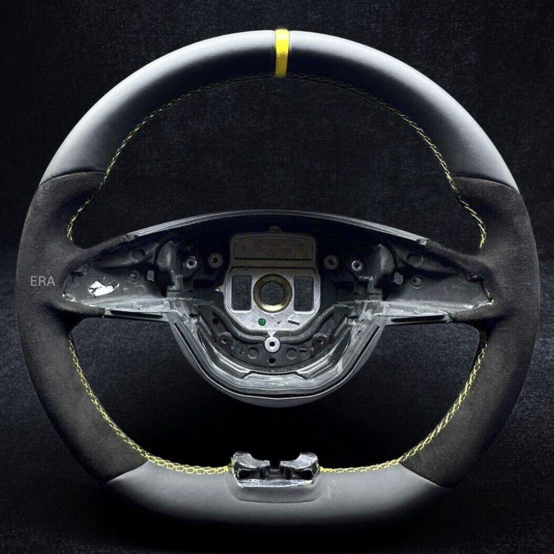 MERCEDES-BENZ NAPPA-ALCANTARA / YELLOW STRIPE / YELLOW STITCHING