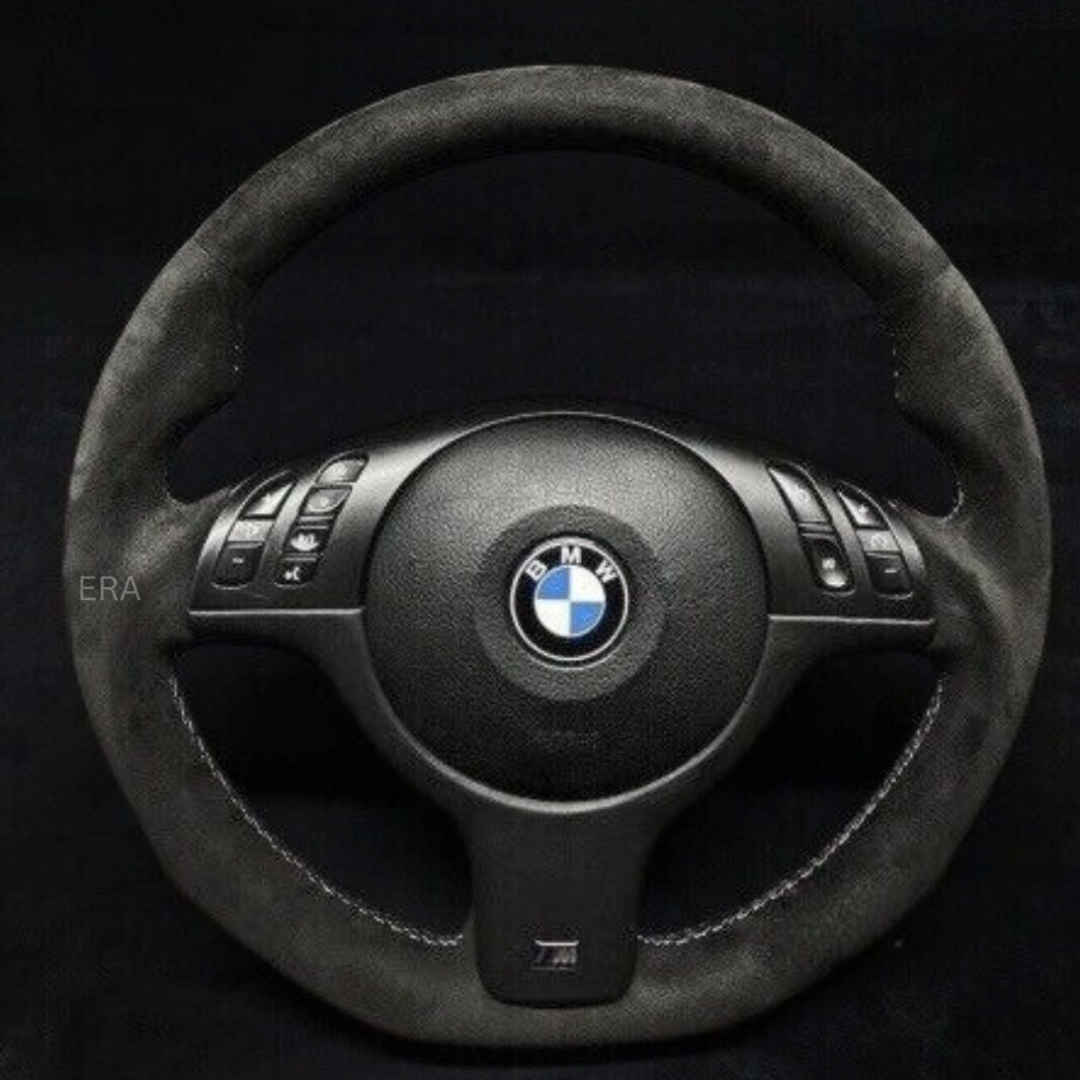 BMW E46 CUSTOM MADE STEERING WHEEL ALCANTARA