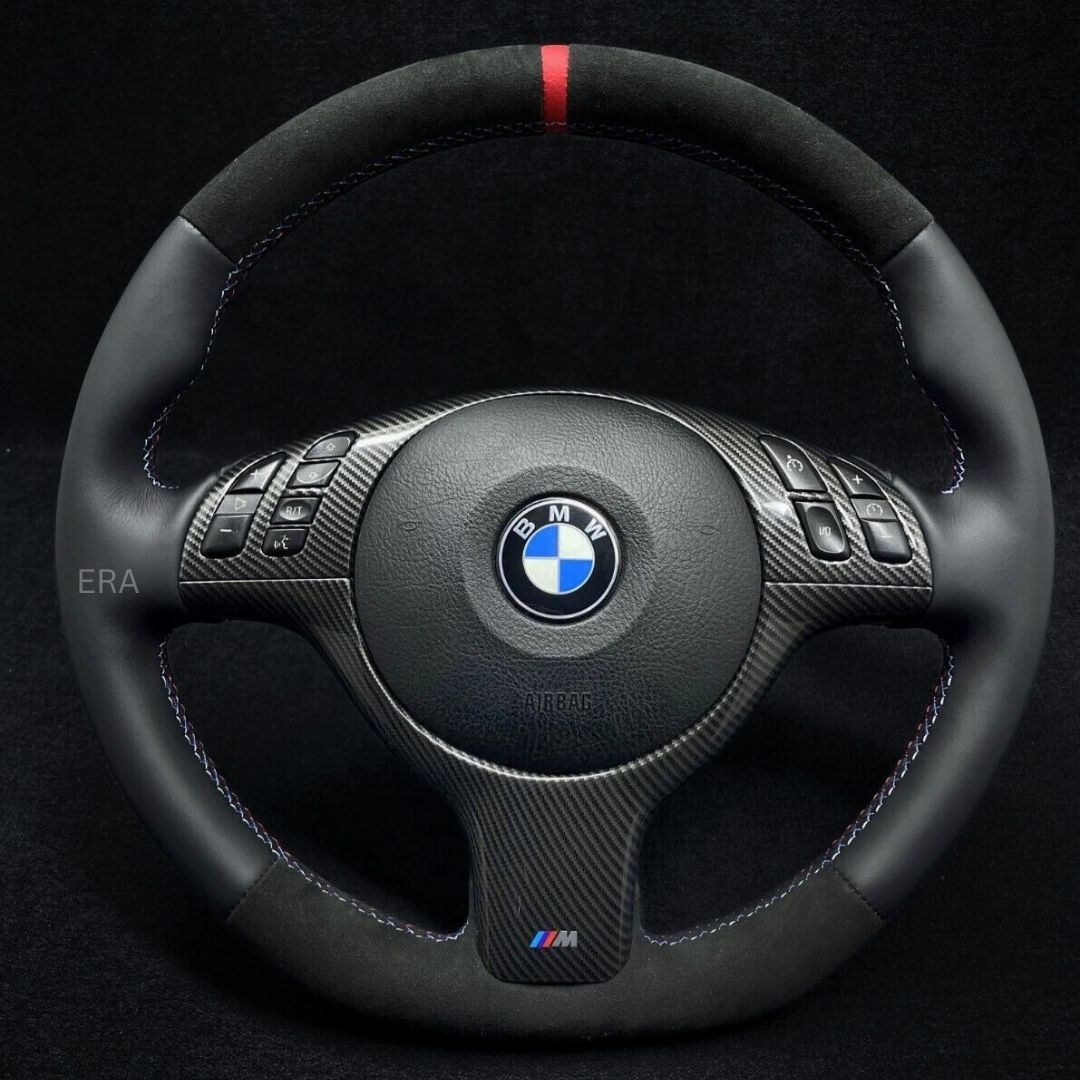 BMW E46 E53 STEERING WHEEL carbon fibre