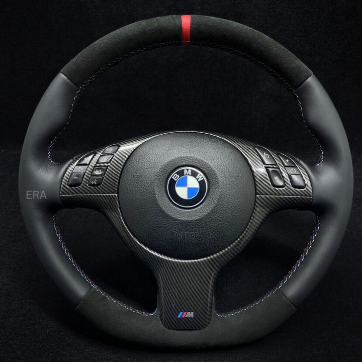 BMW E46 E53 STEERING WHEEL carbon fibre