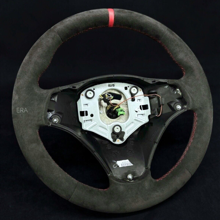 BMW E9X-E8X ALCANTARA LEATHER RED STRIPE RED STITCHING