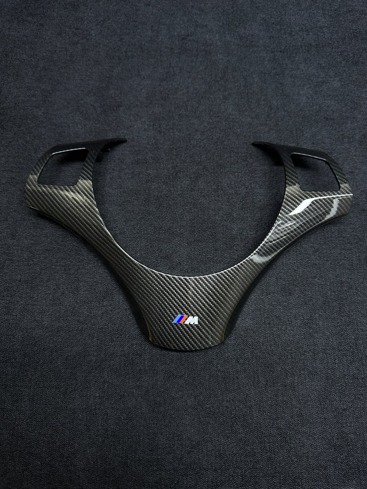 BMW E9X-E8X CARBON STYLE STEERING WHEEL TRIM