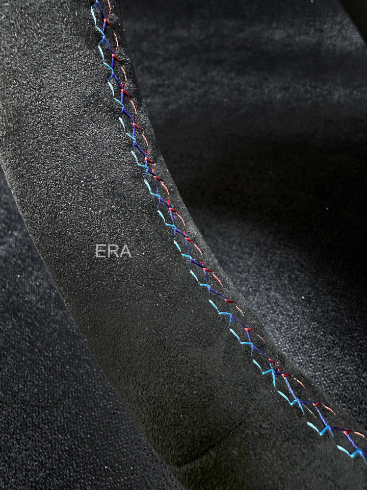 BMW E9X-E8X ALCANTARA / YELLOW LASER STRIPES / M STITCHING / LEATHER TRIM