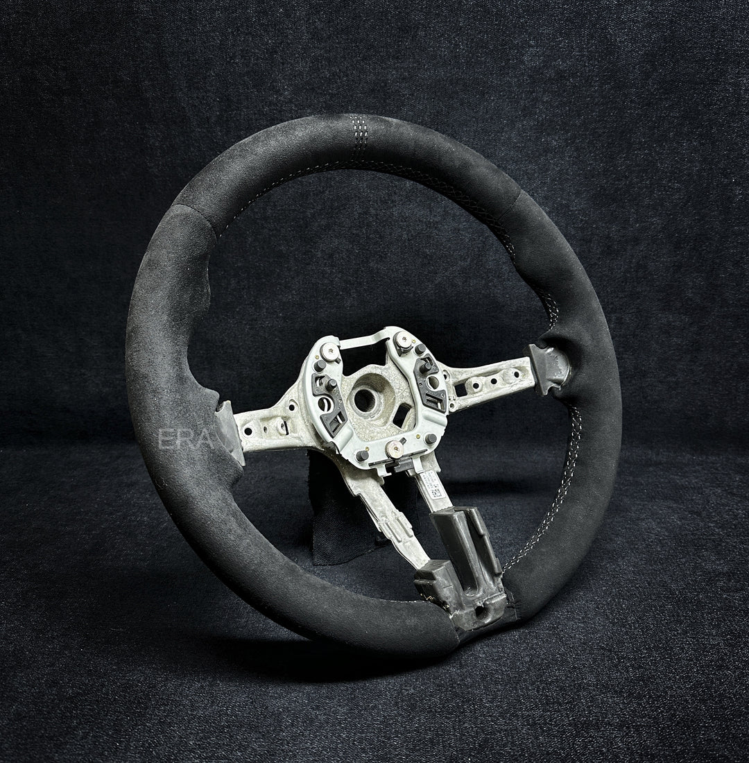 BMW F-SERIES ALCANTARA / GRAY LASER STRIPES / GRAY STITCHING