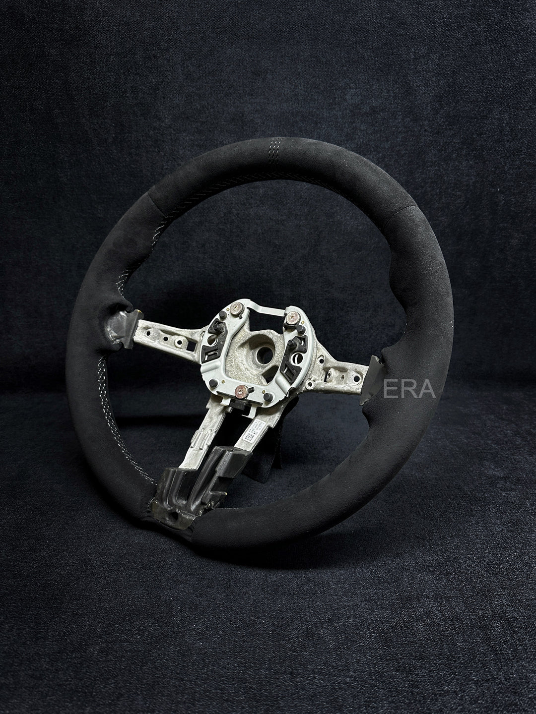 BMW F-SERIES ALCANTARA / GRAY LASER STRIPES / GRAY STITCHING