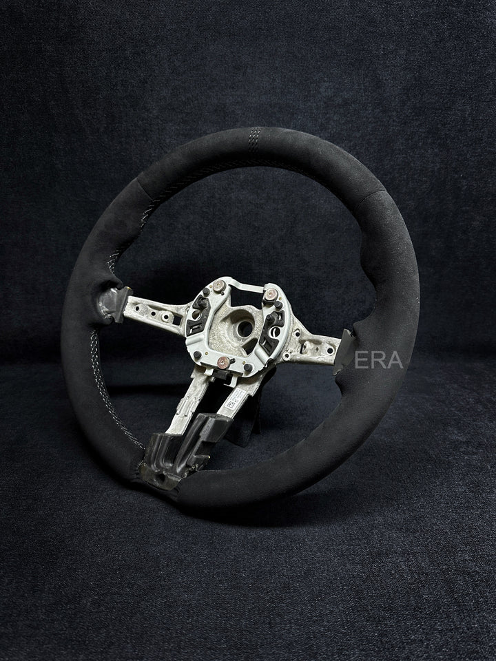 BMW F-SERIES ALCANTARA / GRAY LASER STRIPES / GRAY STITCHING