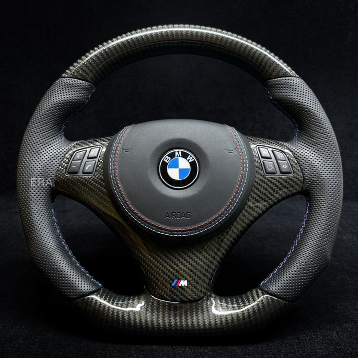 BMW steering wheel carbon m stitching
