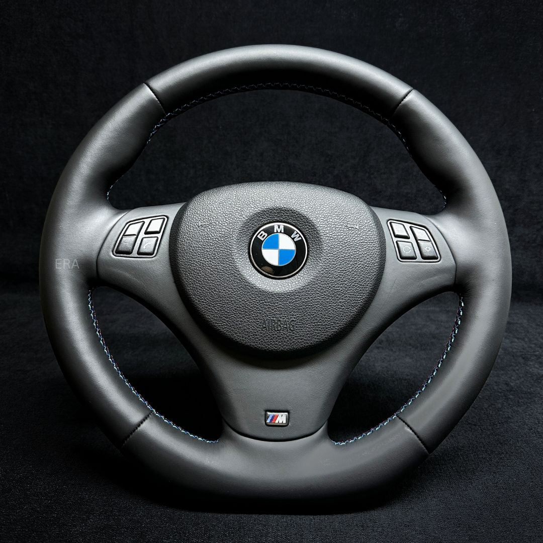 BMW steering wheel leather trim