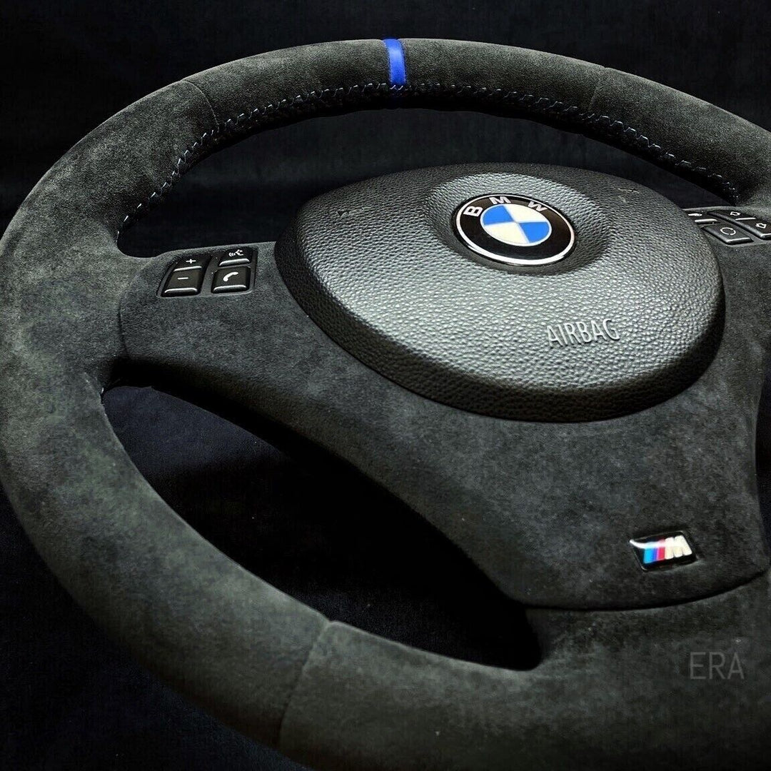 BLUE STRIPE / M STITCHING / ALCANTARA TRIM