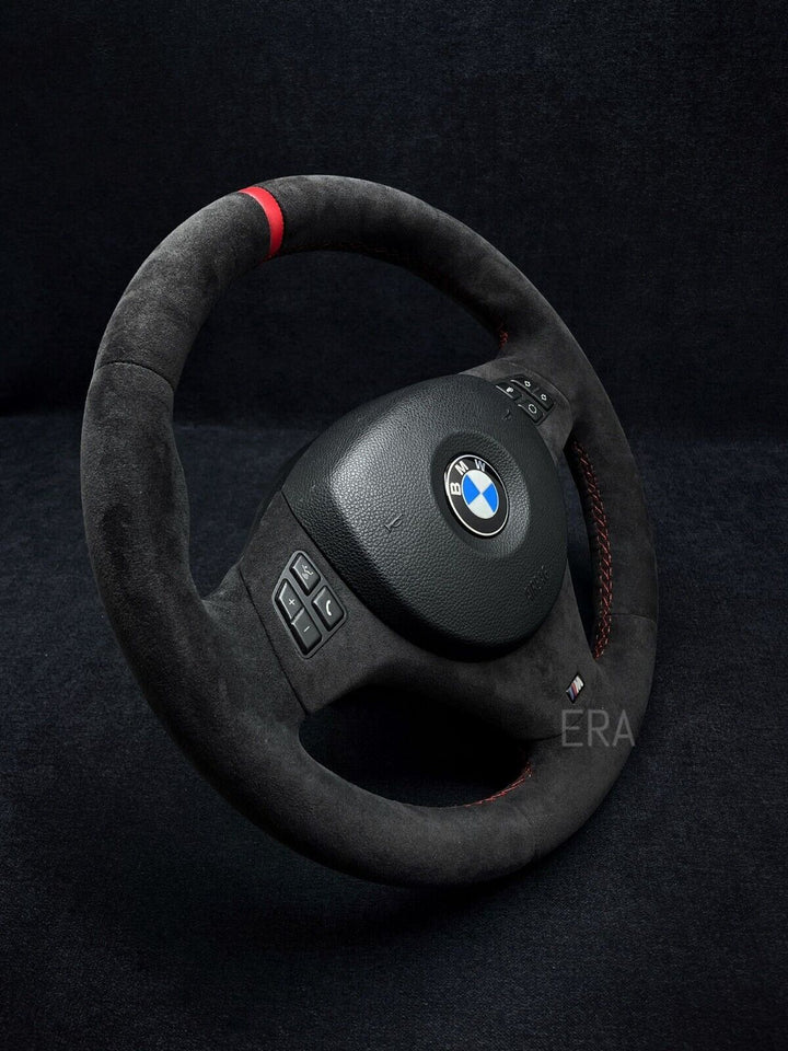 BMW ALCANTARA REFURBISHED RED STITCHING WHEEL