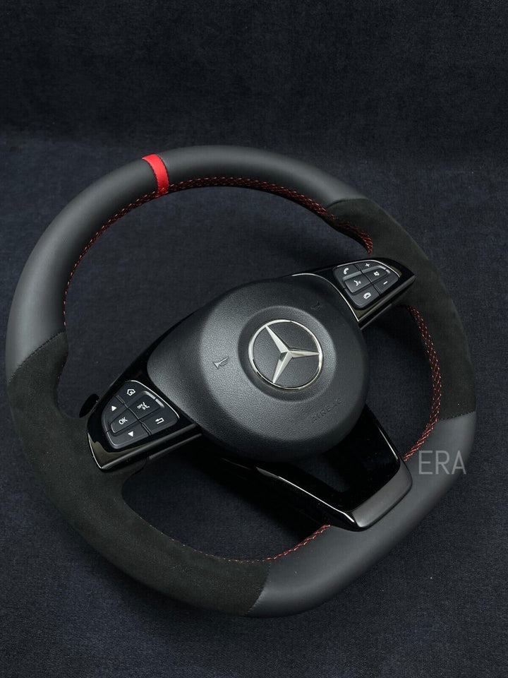 RED STRIPE / RED STITCHING / PIANO BLACK TRIM AND SHIFT PADDLES