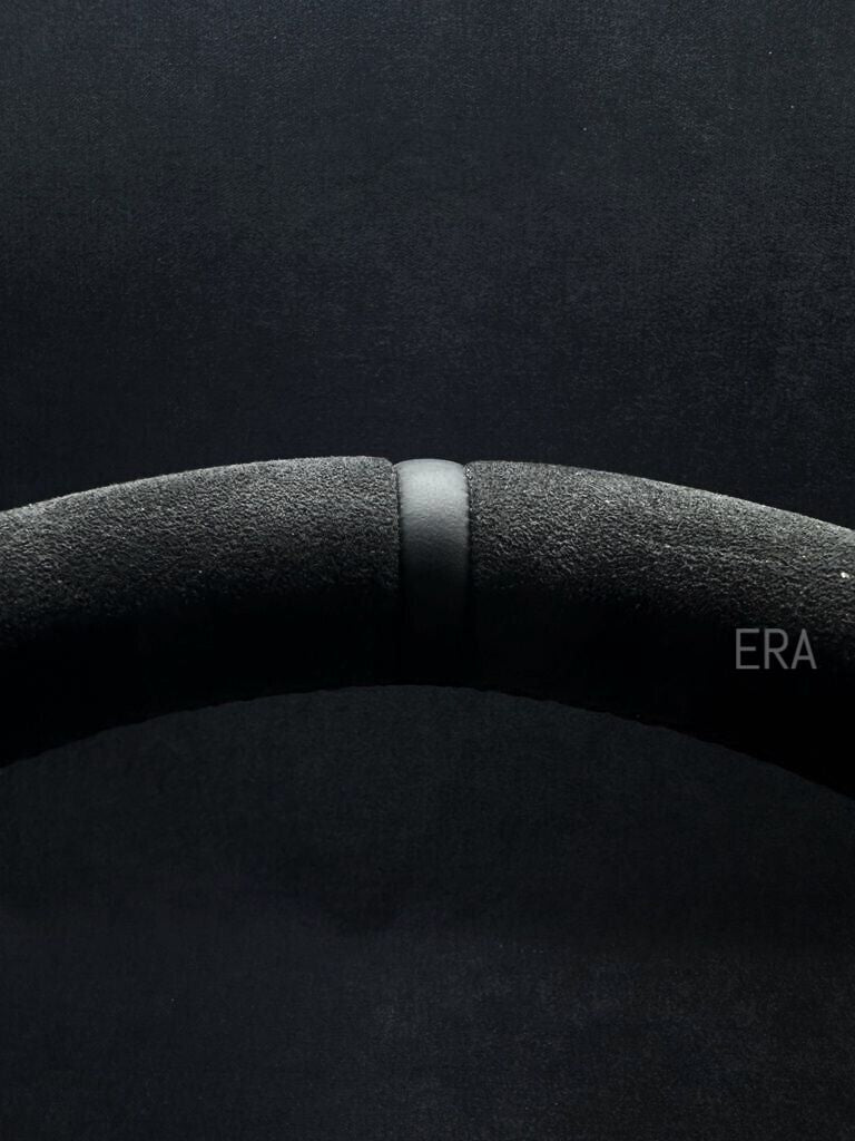 BMW E9X-E8X ALCANTARA-PERFORATED / BLACK LEATHER STRIPE / BLACK STITCHING