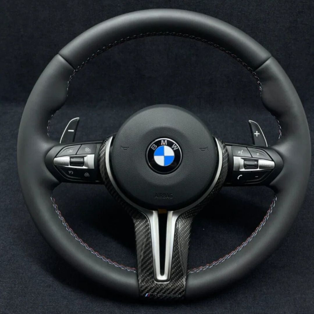 Bmw steering wheel f series with nappa leather and carbon trim