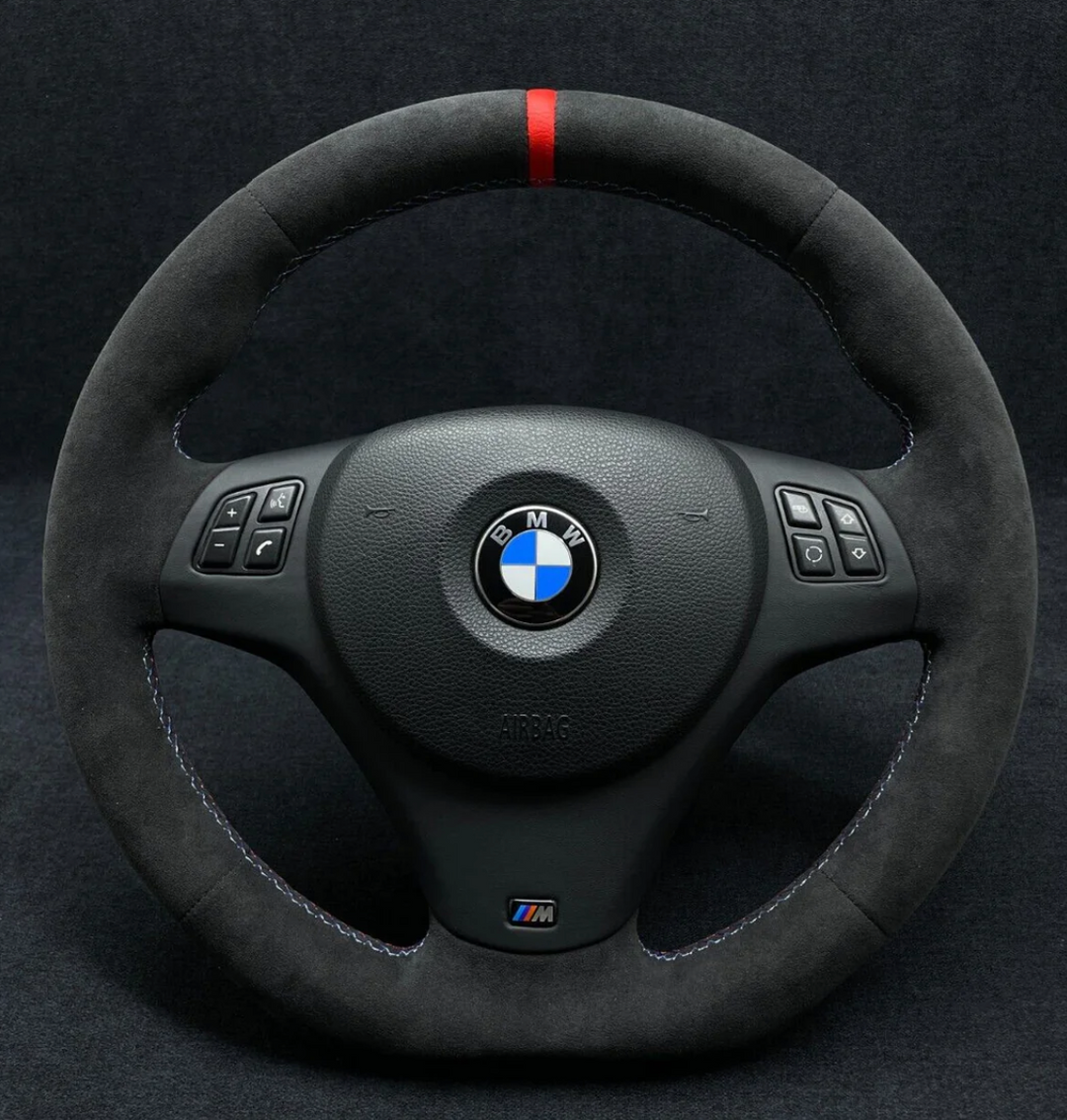 BMW E90 FLAT BOTTOM STEERING WHEEL 