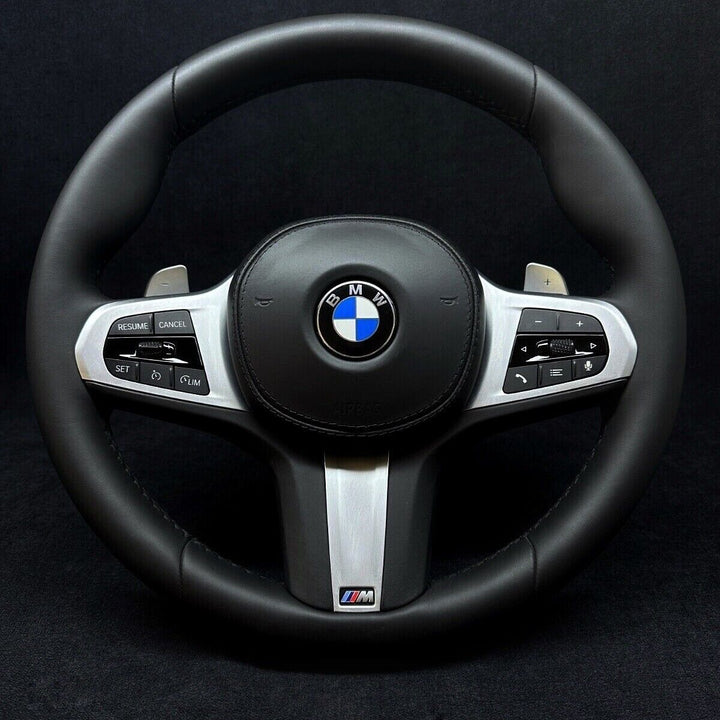 BMW G-SERIES NAPPA / BLACK STITCHING / SHIFT PADDLES