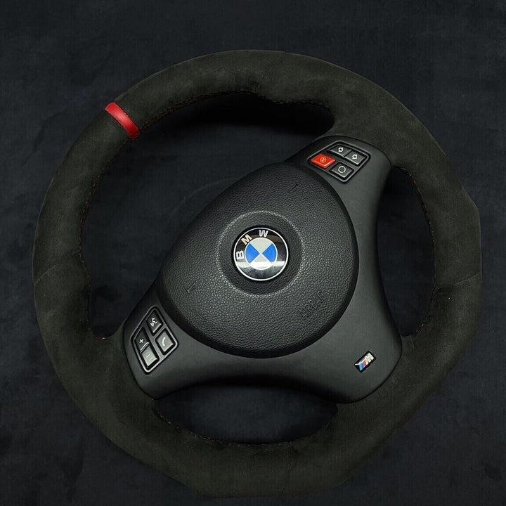 BMW E9X RED BUTTON STEERING WHEEL 