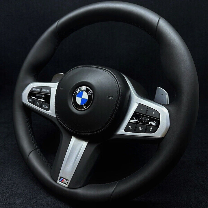 BMW G-SERIES NAPPA / BLACK STITCHING / SHIFT PADDLES