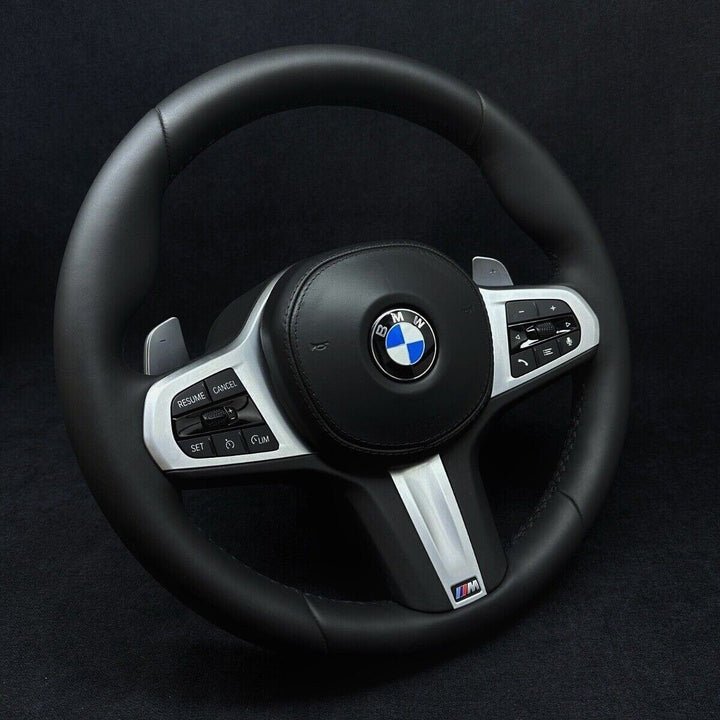 BMW G-SERIES NAPPA / BLACK STITCHING / SHIFT PADDLES