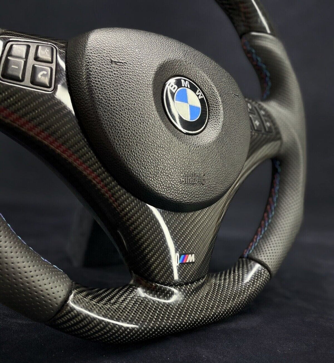 BMW E92 STEERING WHEEL CARBON FIBE WHEELS