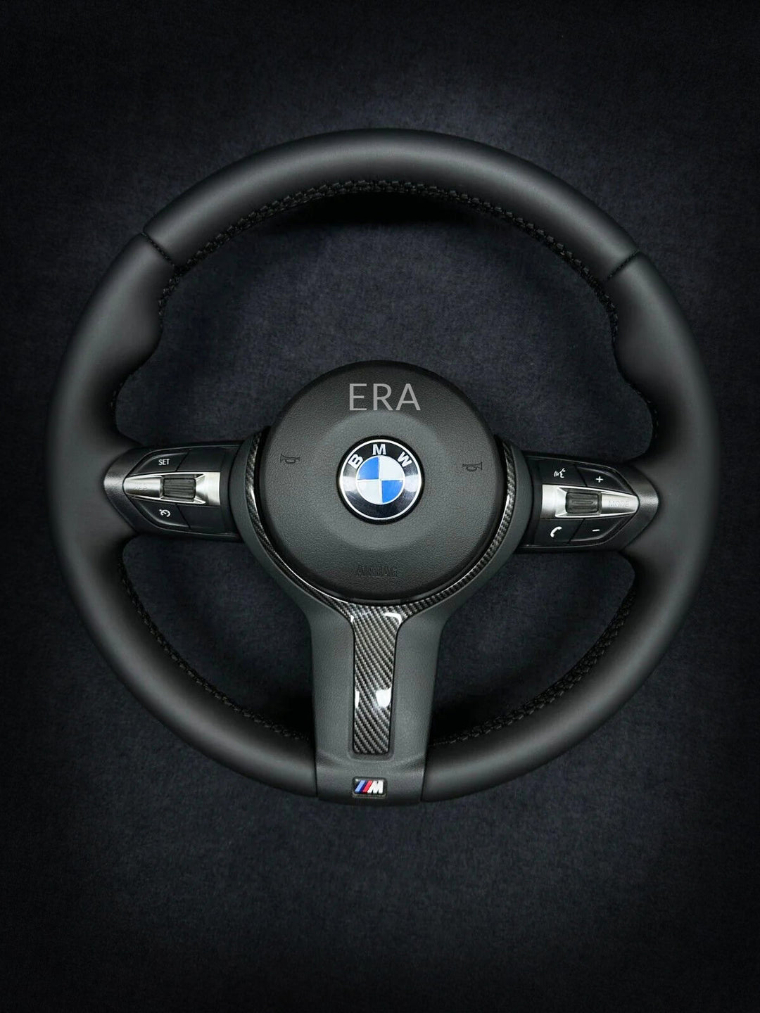 BMW F-SERIES NAPPA / BLACK STITCHING / CARBON STYLE MIDDLE TRIM