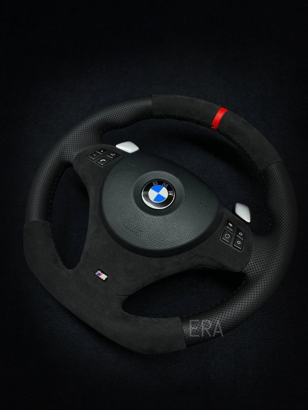 shift paddles alcantara leather trim