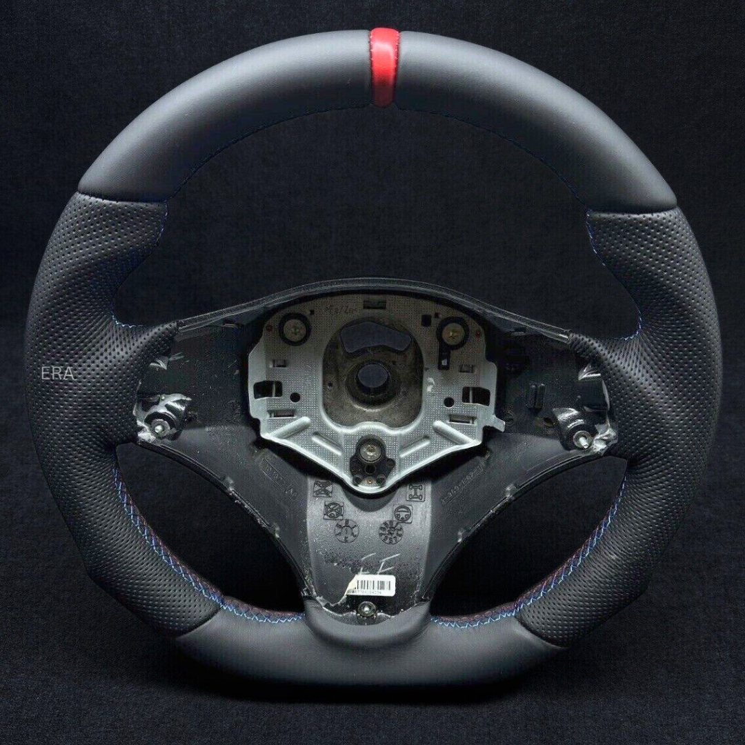 BMW E9X-E8X NAPPA-PERFORATED / RED STRIPE / M STITCHING / SHAPED 