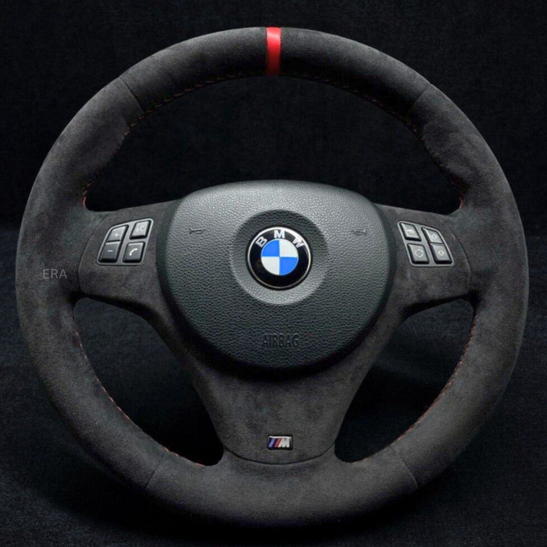 red stitching bmw steering wheel m sport alcantara leather