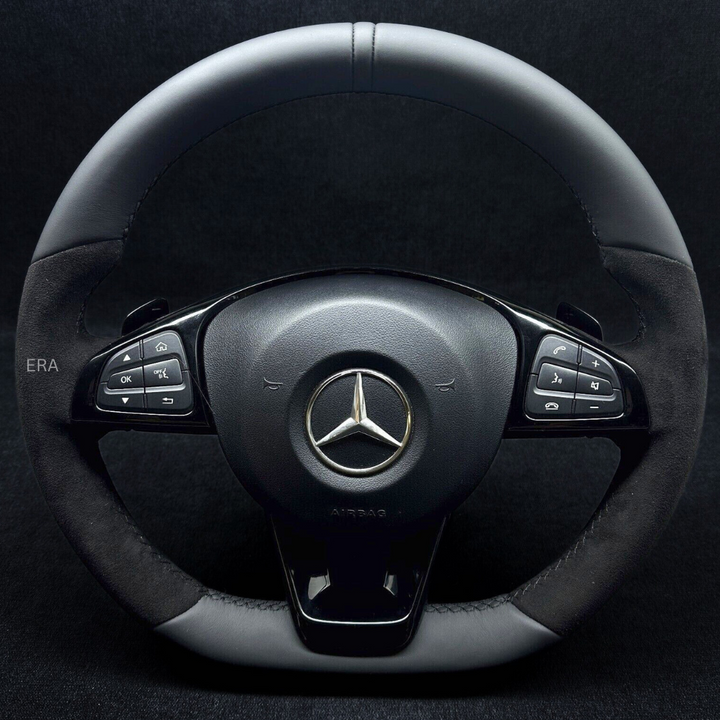  PIANO BLACK TRIM AND SHIFT PADDLES NAPPA LEATHER