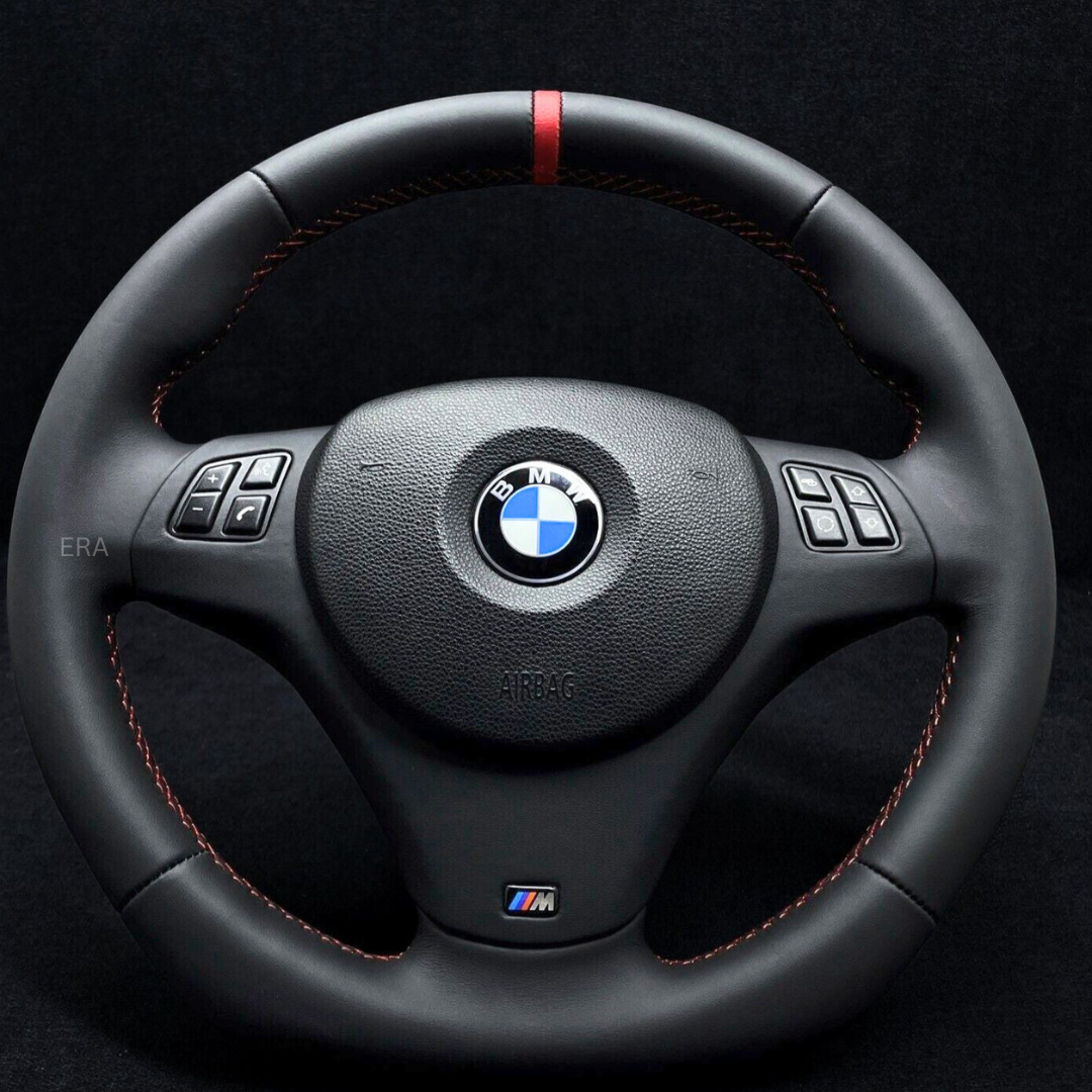 BMW E9X-E8X NAPPA / RED STRIPE RED STITCHING LEATHER TRIM