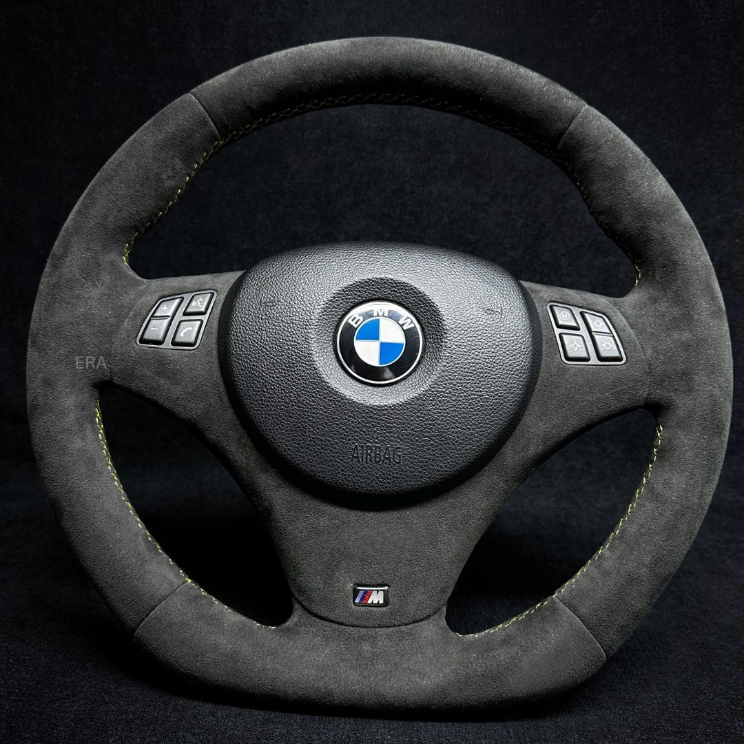 Bmw steering wheel alcantara