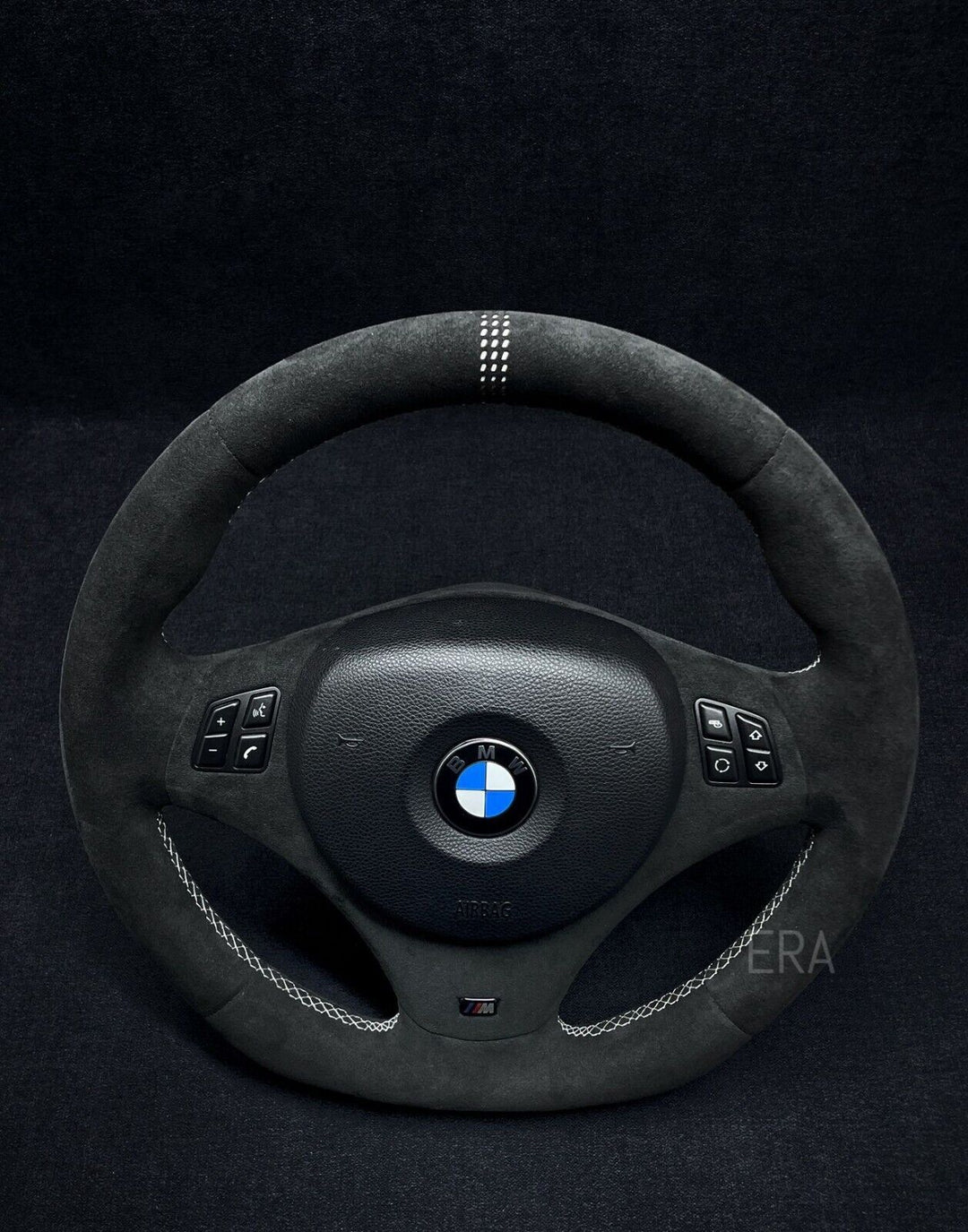 BMW E90 E92 E93 E82 E84 steering wheel  M cs alcantara flat bottom 