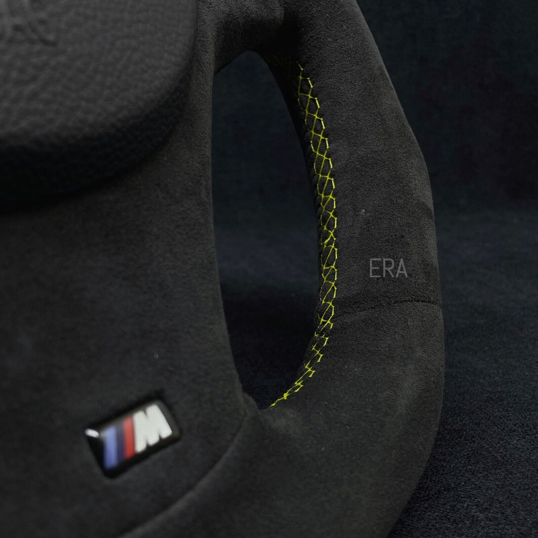 BMW E92 CUSTOM REFURBISHED STEERING WHEEL ALCANTARA TRIM
