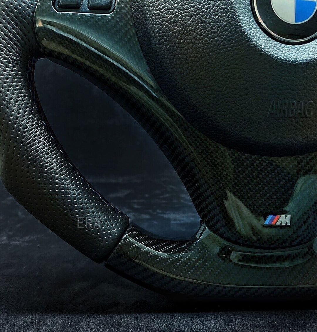 BMW E SERIES CARBON TRIM STEERING WHEEL SHIFT PADDLES M PERFORMANCE
