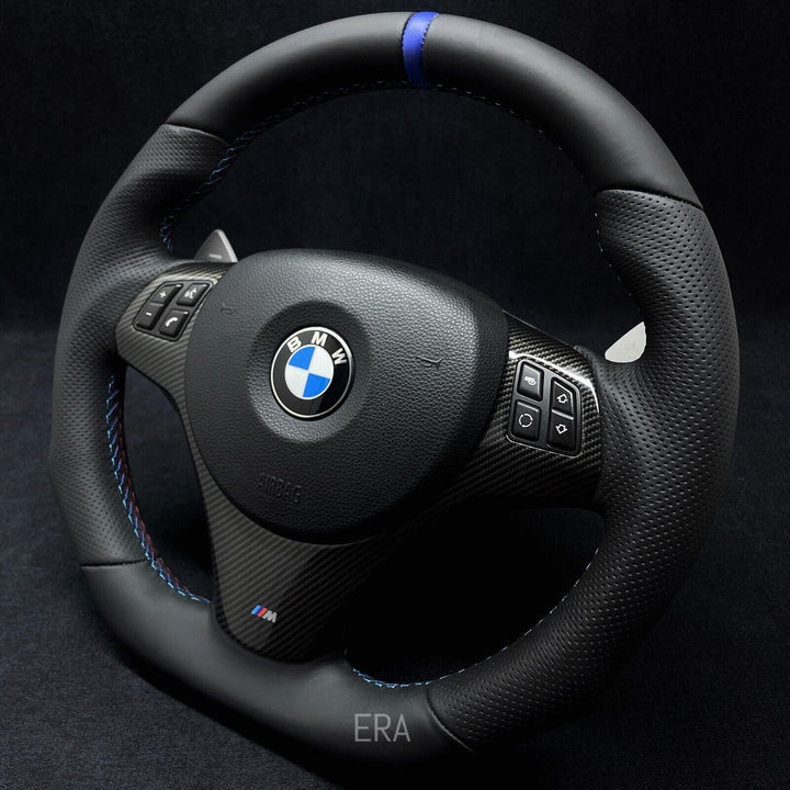 BMW E SERIES custom made flat bottom steering wheel SHIFT PADDLES