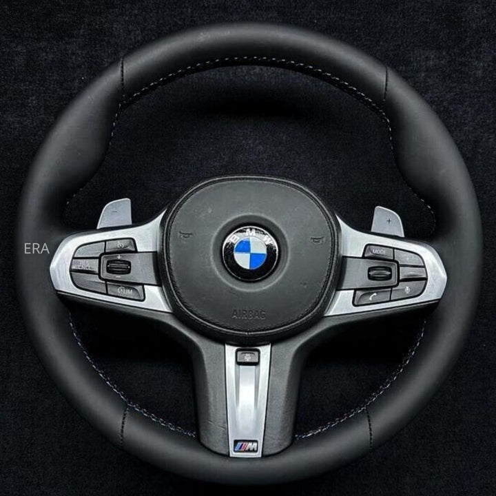 BMW G-SERIES NAPPA M STITCHING SHIFT PADDLES steering wheel