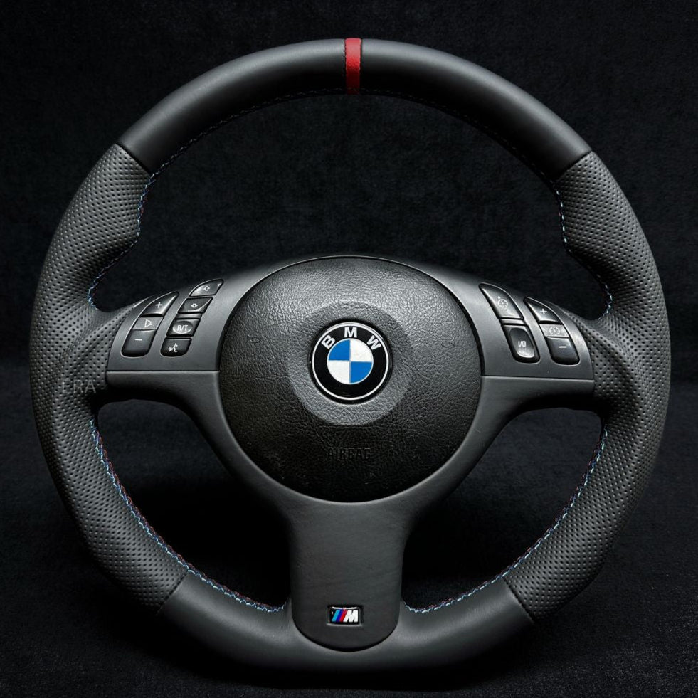 BMW LEATHER TRIM STEERING WHEEL