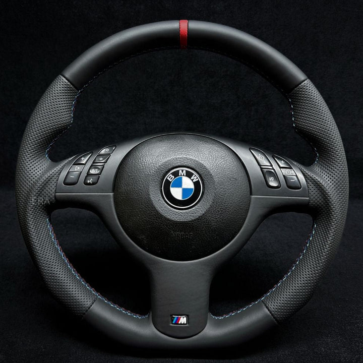 BMW LEATHER TRIM STEERING WHEEL