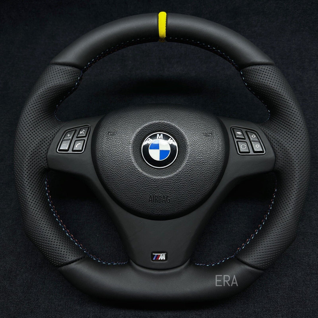 BMW SHAPED YELLOW STRIPE  E90 STEERING WHEEL