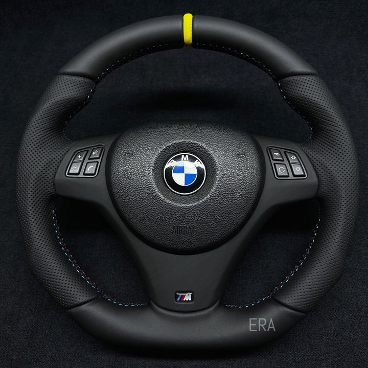 BMW SHAPED YELLOW STRIPE  E90 STEERING WHEEL
