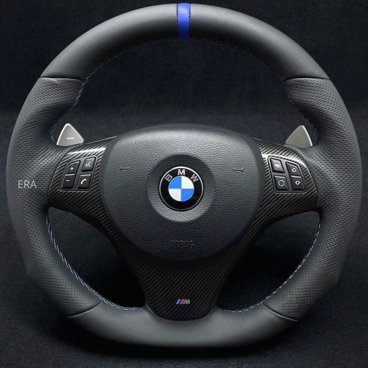 custom made flat bottom steering wheel dct e90 