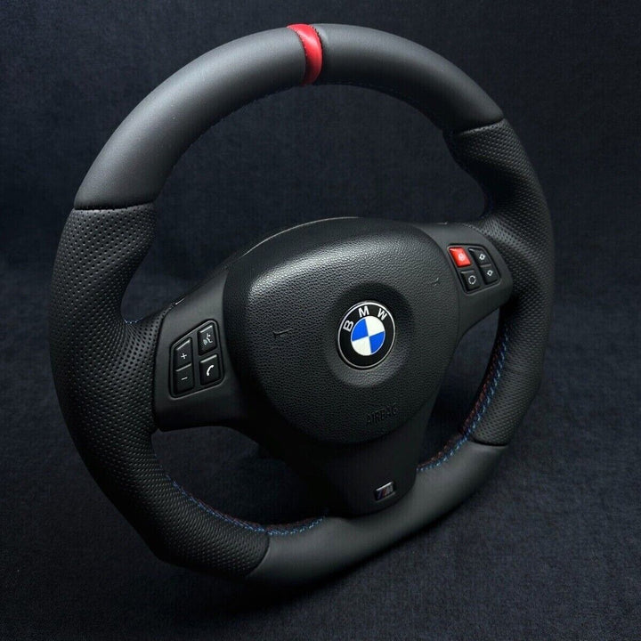 Bmw e90 m performance steering wheel red stripe