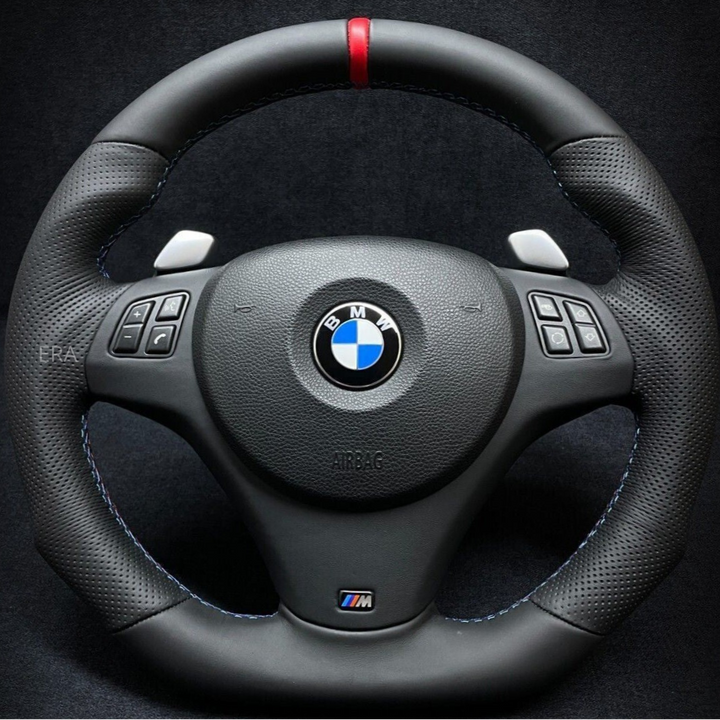 BMW CUSTOM MADE E9X STEERING WHEEL FLAT BOTTOM