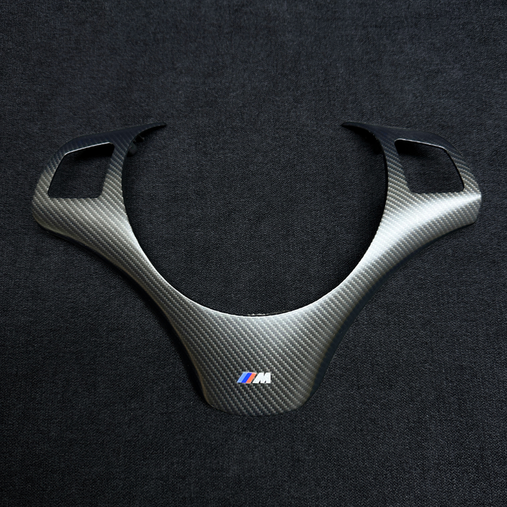 Carbon fiber steering wheel trim BMW M performance 