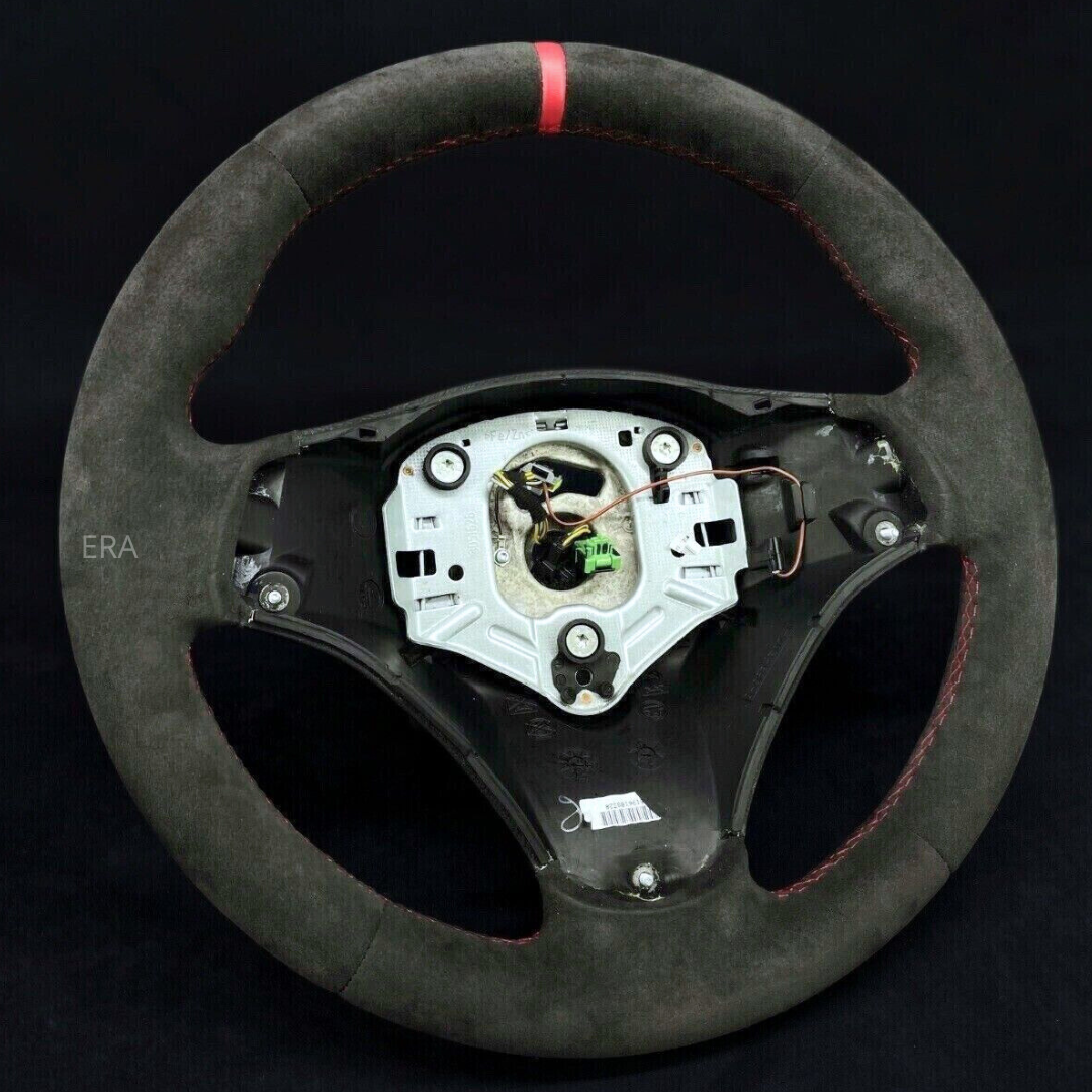 BMW E9X-E8X ALCANTARA LEATHER RED STRIPE RED STITCHING