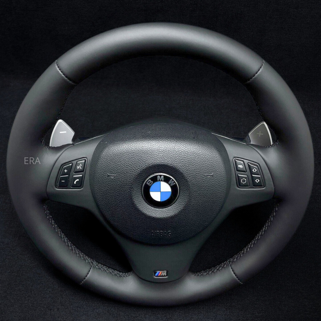 BMW E9X-E8X NAPPA / BLACK STITCHING / LEATHER TRIM / DCT PADDLES