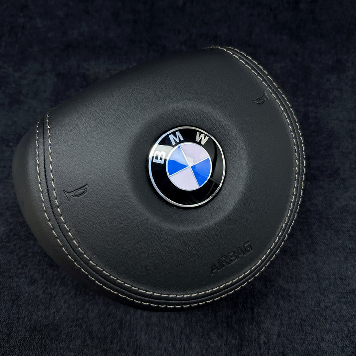 BMW E9X-E8X GREY STITCHING LEATHER AIRBAG