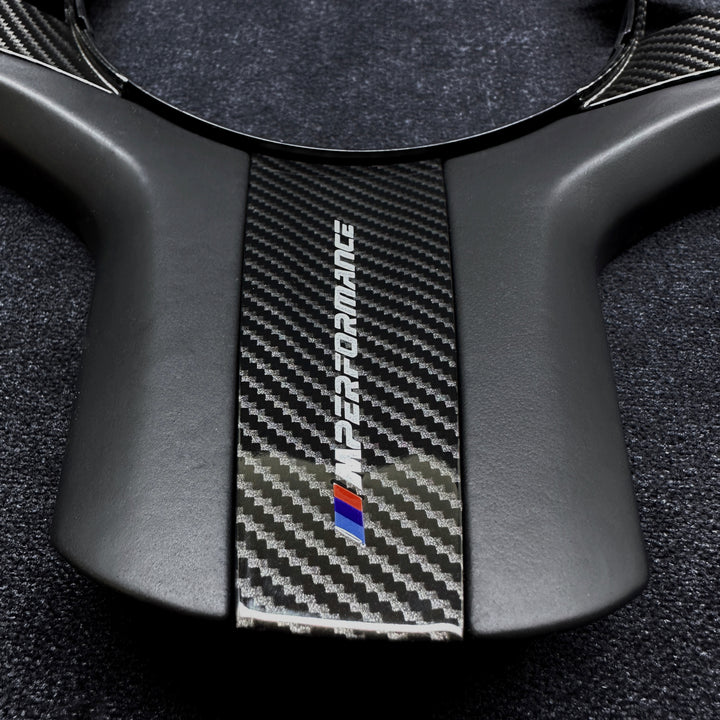 BMW G-SERIES CARBON STYLE STEERING WHEEL TRIM SET WITH SHIFT PADDLES