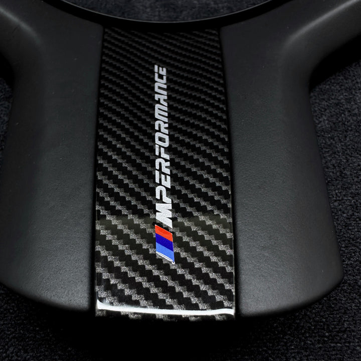 BMW G-SERIES CARBON STYLE STEERING WHEEL TRIM