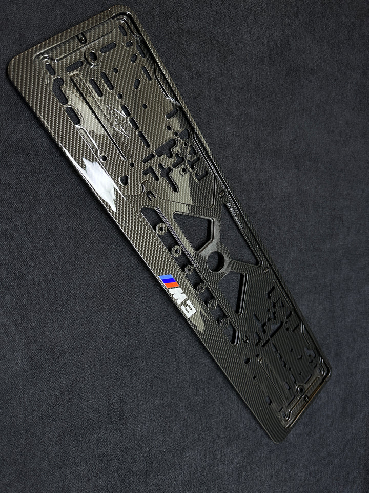 CARBON STYLE LICENSE PLATE FOR BMW M3